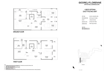 Godrej Florenne 4 Bed Luxe floor plan - 4,515 sq ft