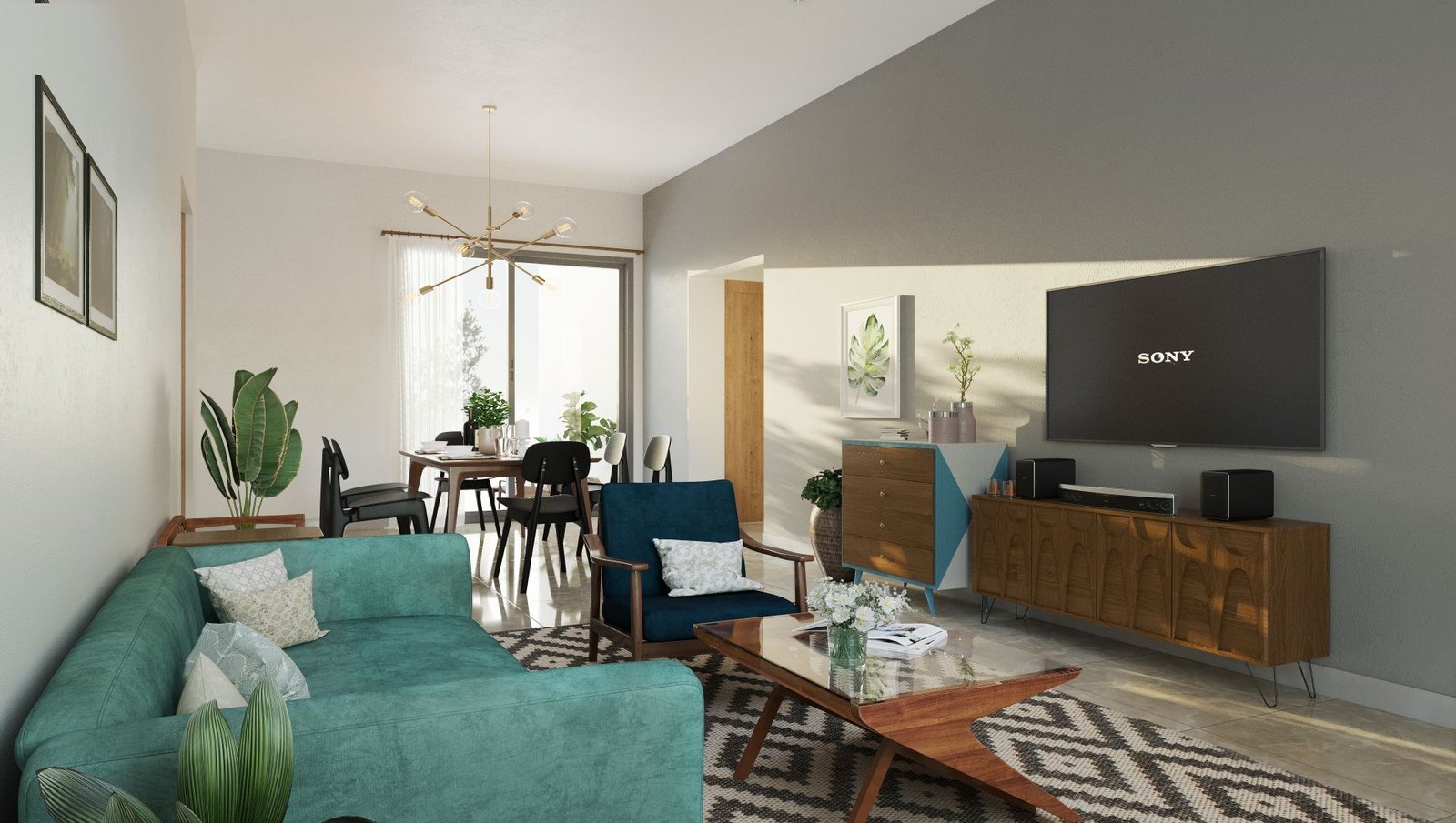 Godrej Sarjapur - Spacious luxury living room with premium interiors