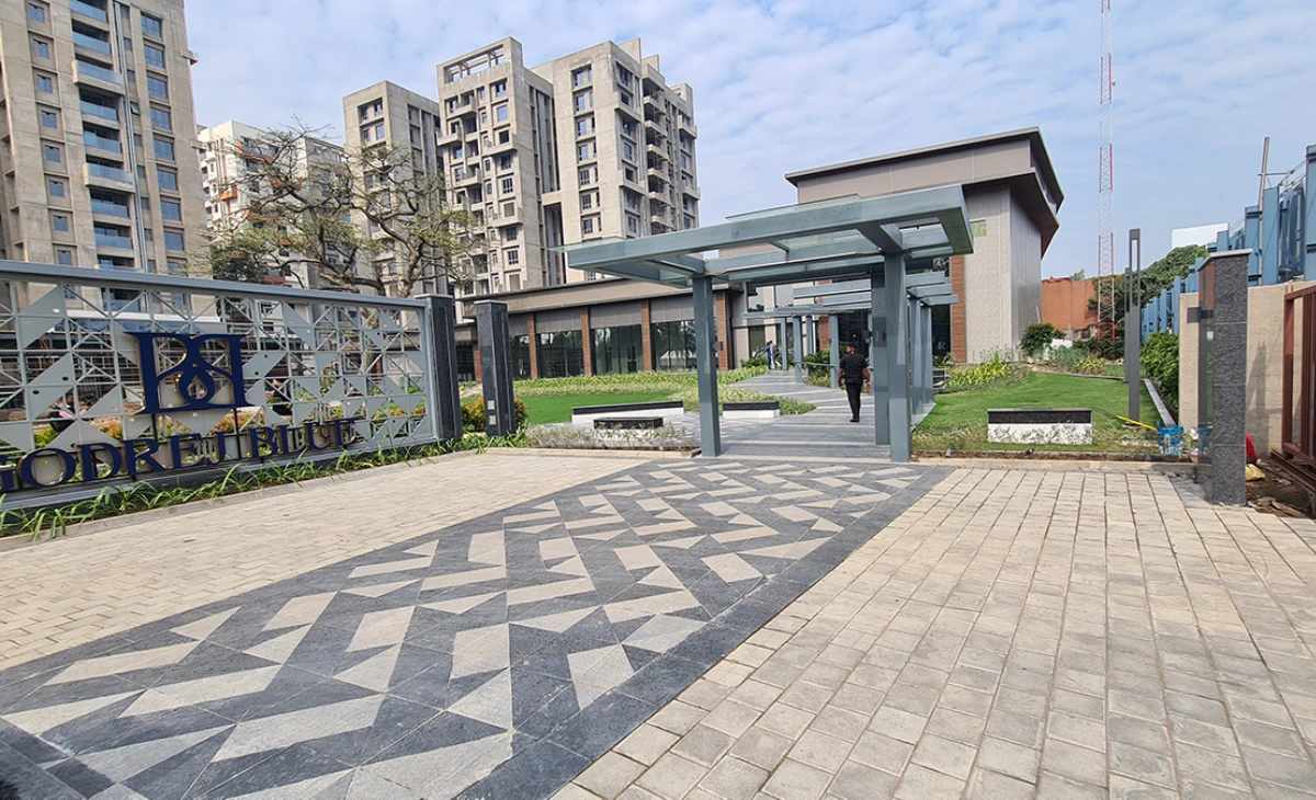 Godrej Blue master plan showing complete project layout in New Alipore, Kolkata