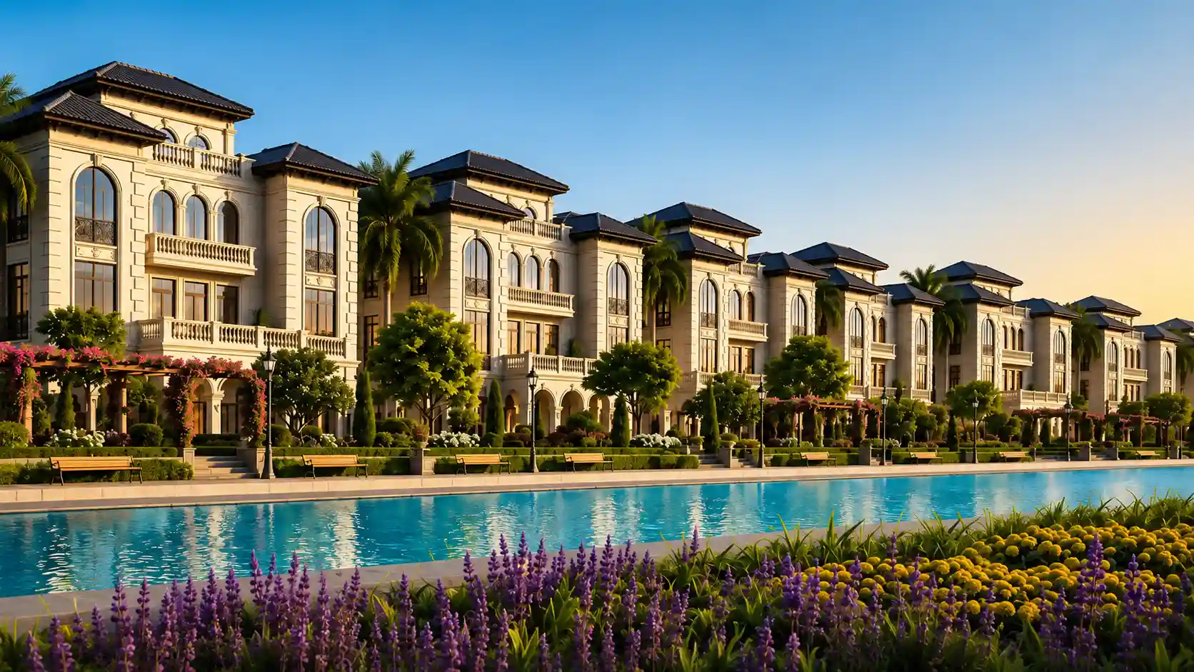 Godrej Florenne floor plan - 4 and 5 BHK G+3 rowhouse layouts in Whitefield, Bangalore
