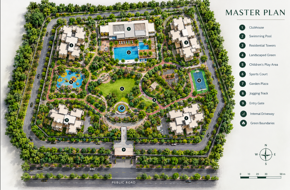 Godrej Samaris master plan layout
