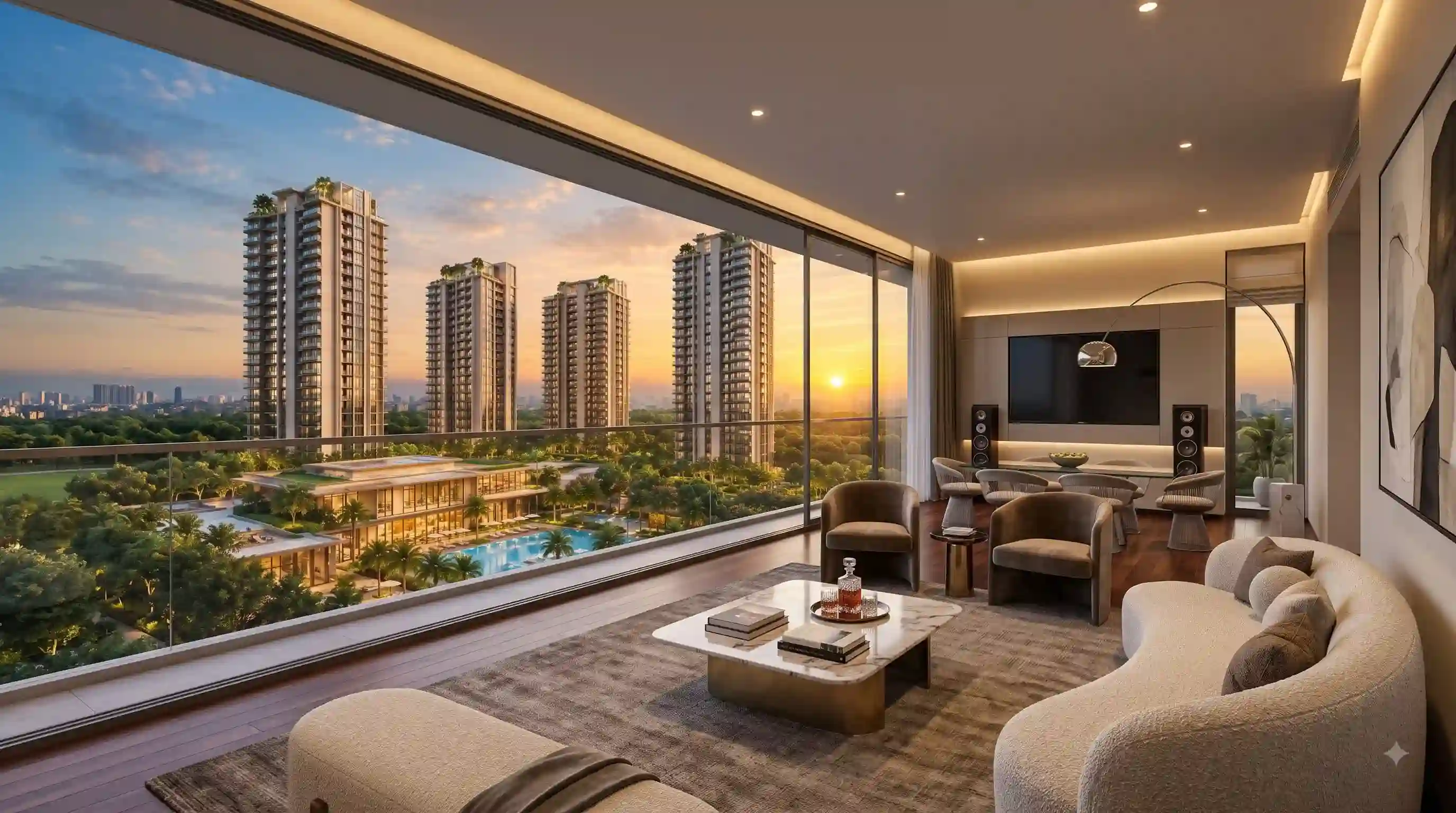 Godrej Verano amenities showing clubhouse, pool and fitness facilities