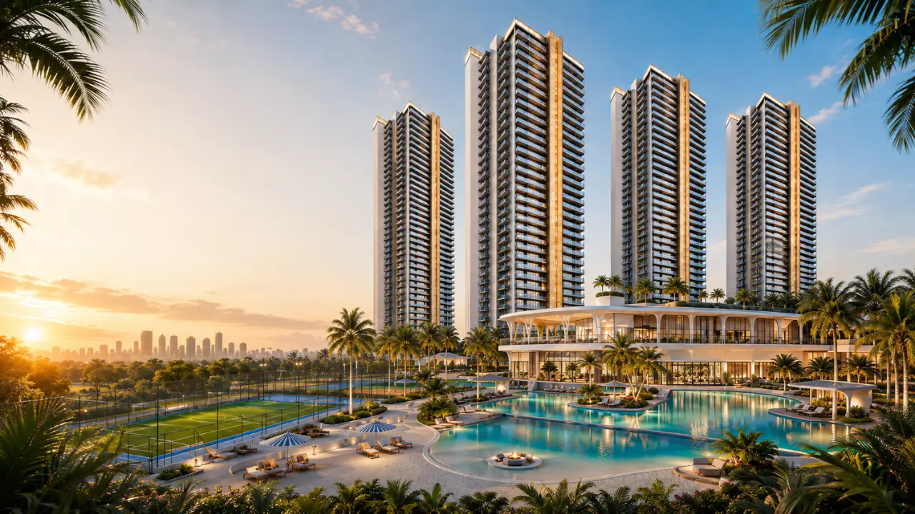 Godrej Verano floor plan showing apartment layout details