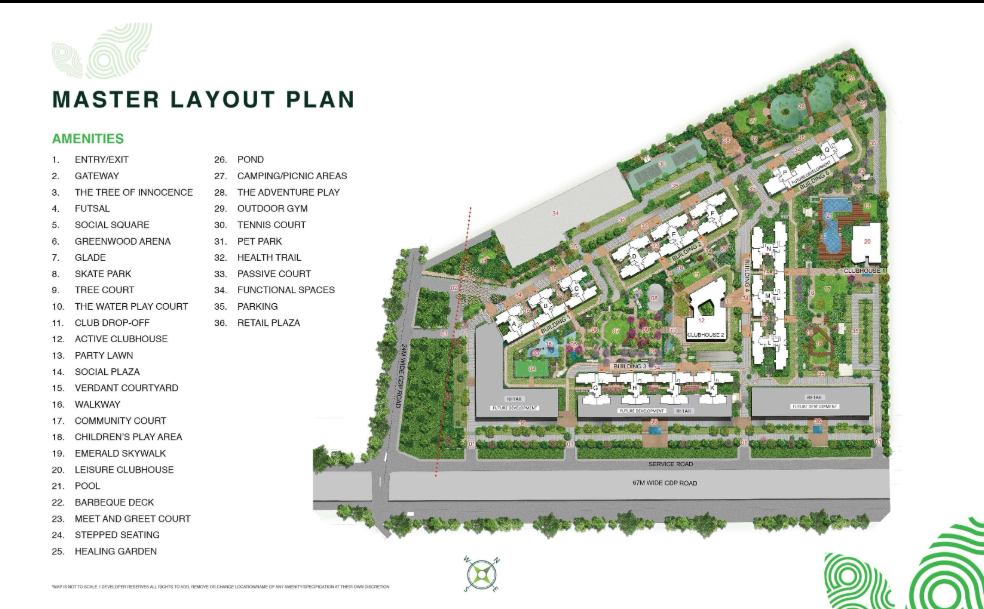 Godrej Verano master plan layout