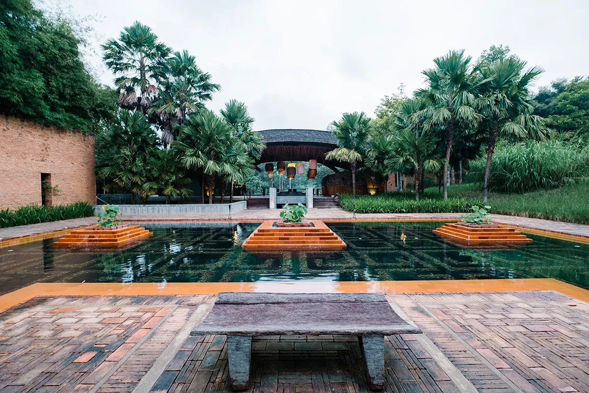 Godrej Zen Estate amenities including the Balinese-themed clubhouse, infinity-edge pool and green spaces