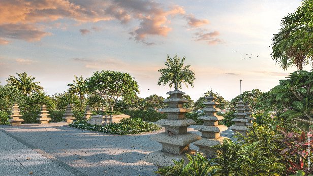Godrej Zen Estate in Usthi, Kolkata, a Balinese-inspired plotted township