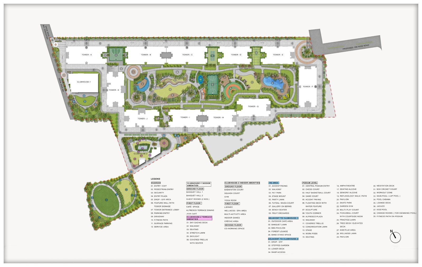 Godrej Ivara master plan layout