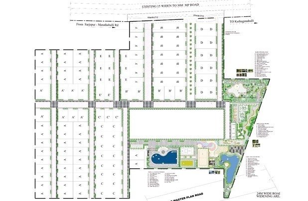 Godrej Jaipur Plots master plan layout
